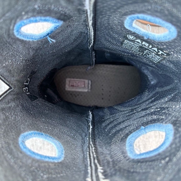 Ariat Heritage Roughstock Men’s Brown Leather Wide Square Toe Boots 13D 10014024 - Picture 16 of 16